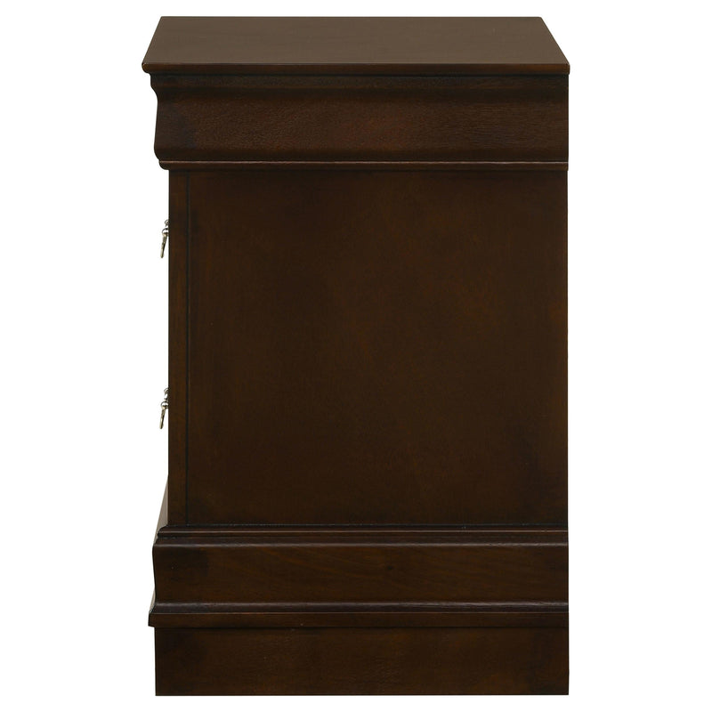 Louis Philippe 2-drawer Nightstand Cappuccino - 202412