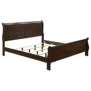 Louis Philippe 4-piece Eastern King Bedroom Set Cappuccino - 202411KE-S4