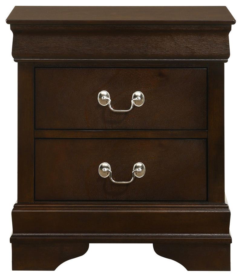 Louis Philippe 4-piece Eastern King Bedroom Set Cappuccino - 202411KE-S4