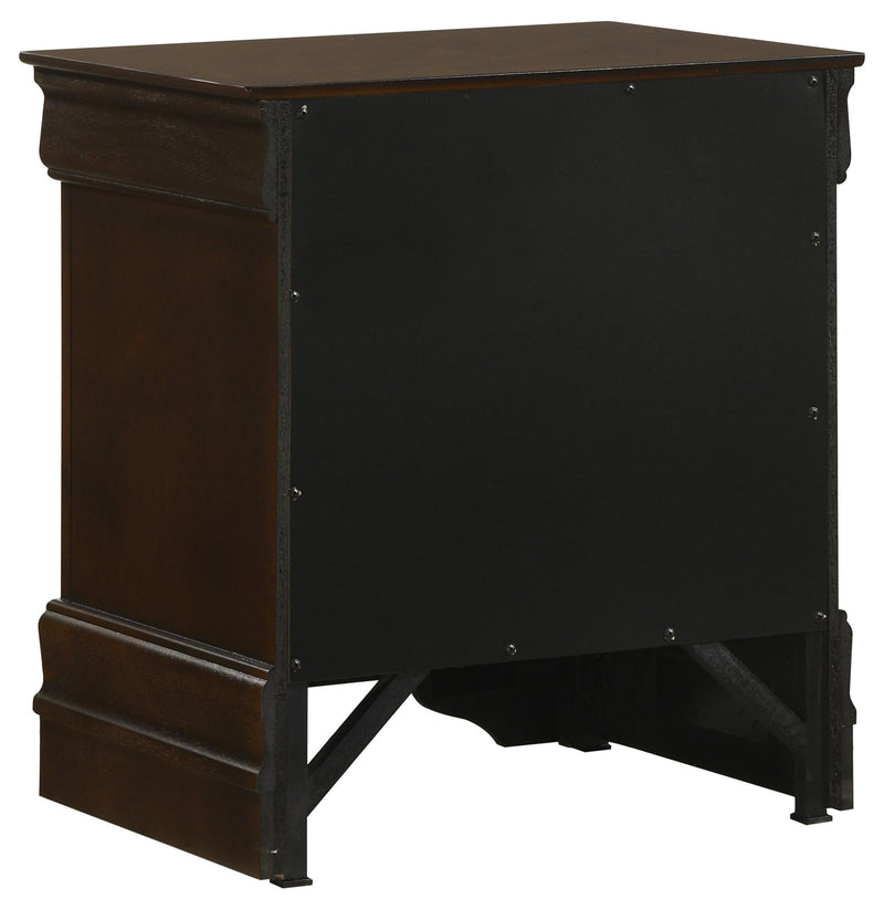 Louis Philippe 4-piece Eastern King Bedroom Set Cappuccino - 202411KE-S4