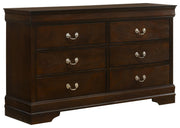 Louis Philippe 4-piece Eastern King Bedroom Set Cappuccino - 202411KE-S4