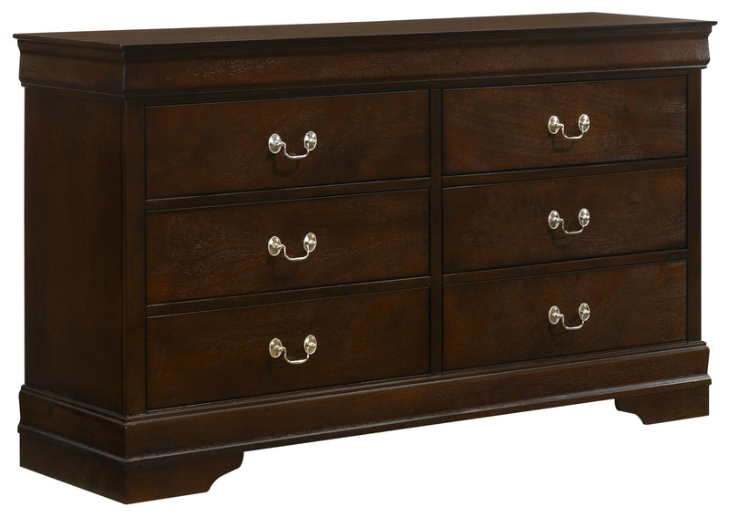 Louis Philippe 4-piece Eastern King Bedroom Set Cappuccino - 202411KE-S4