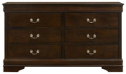 Louis Philippe 4-piece Eastern King Bedroom Set Cappuccino - 202411KE-S4