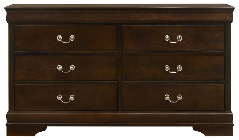 Louis Philippe 4-piece Eastern King Bedroom Set Cappuccino - 202411KE-S4