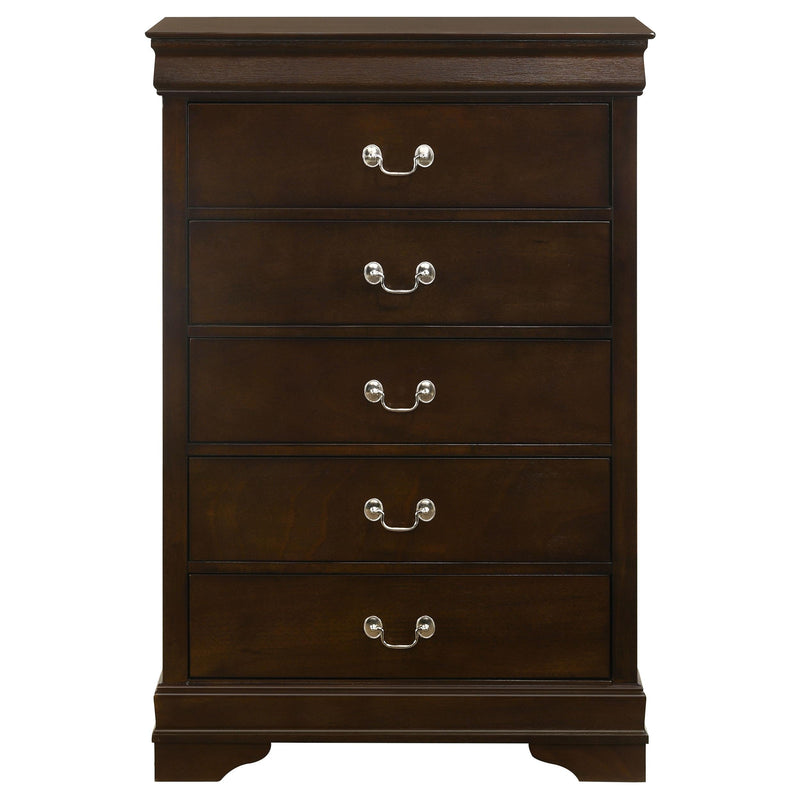 Louis Philippe 4-piece Queen Bedroom Set Cappuccino - 202411Q-S4