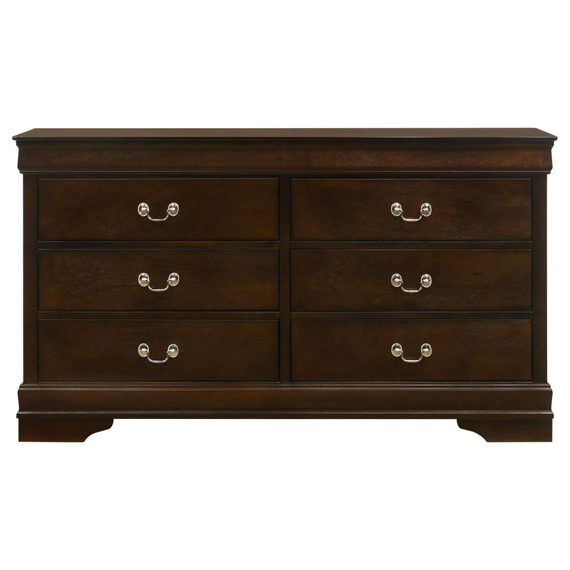 Louis Philippe 4-piece Queen Bedroom Set Cappuccino - 202411Q-S4