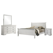 Louis Philippe 4-piece Queen Bedroom Set White - 202441Q-S4