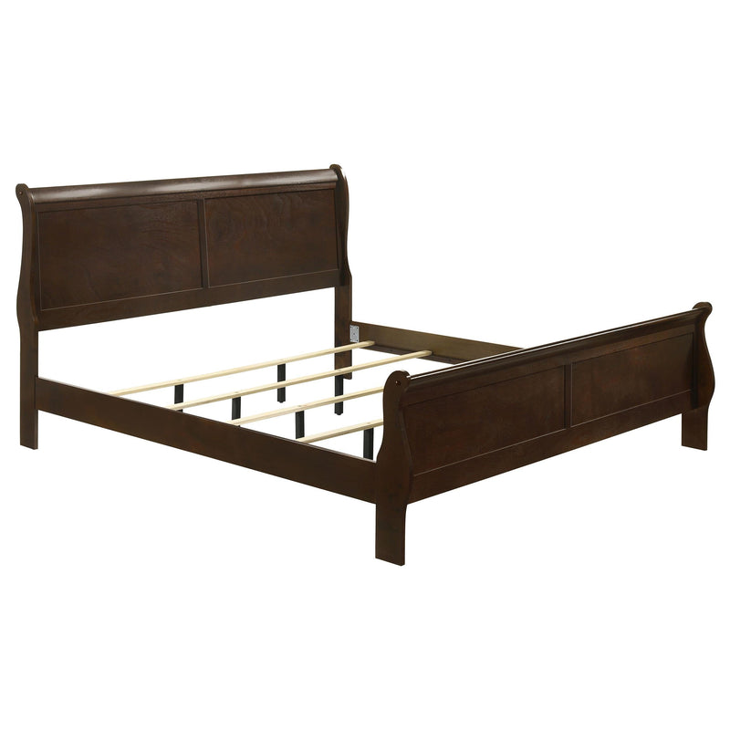 Louis Philippe 5-piece Eastern King Bedroom Set Cappuccino - 202411KE-S5