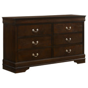 Louis Philippe 5-piece Eastern King Bedroom Set Cappuccino - 202411KE-S5