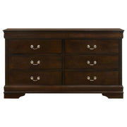 Louis Philippe 5-piece Eastern King Bedroom Set Cappuccino - 202411KE-S5