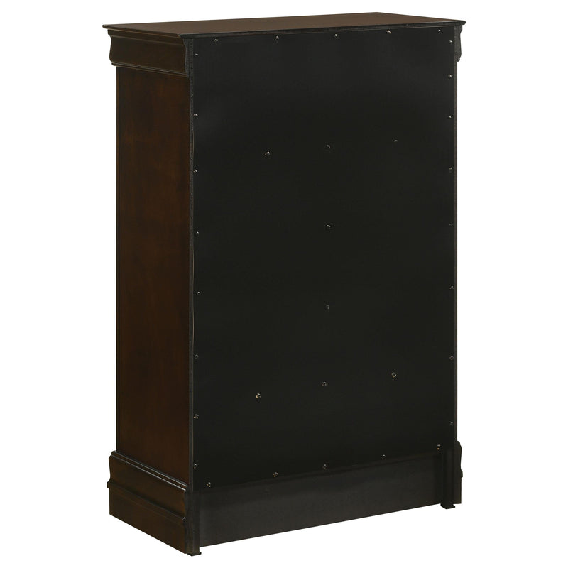 Louis Philippe 5-piece Queen Bedroom Set Cappuccino - 202411Q-S5