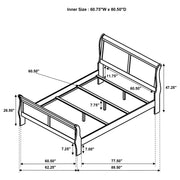 Louis Philippe 5-piece Queen Bedroom Set White - 202441Q-S5
