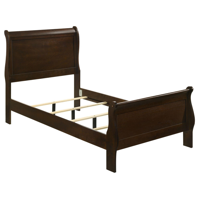 Louis Philippe 5-piece Twin Bedroom Set Cappuccino - 202411T-S5