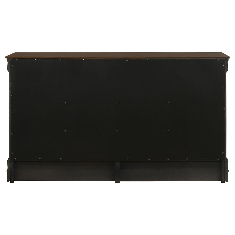 Louis Philippe 6-drawer Dresser Cappuccino - 202413