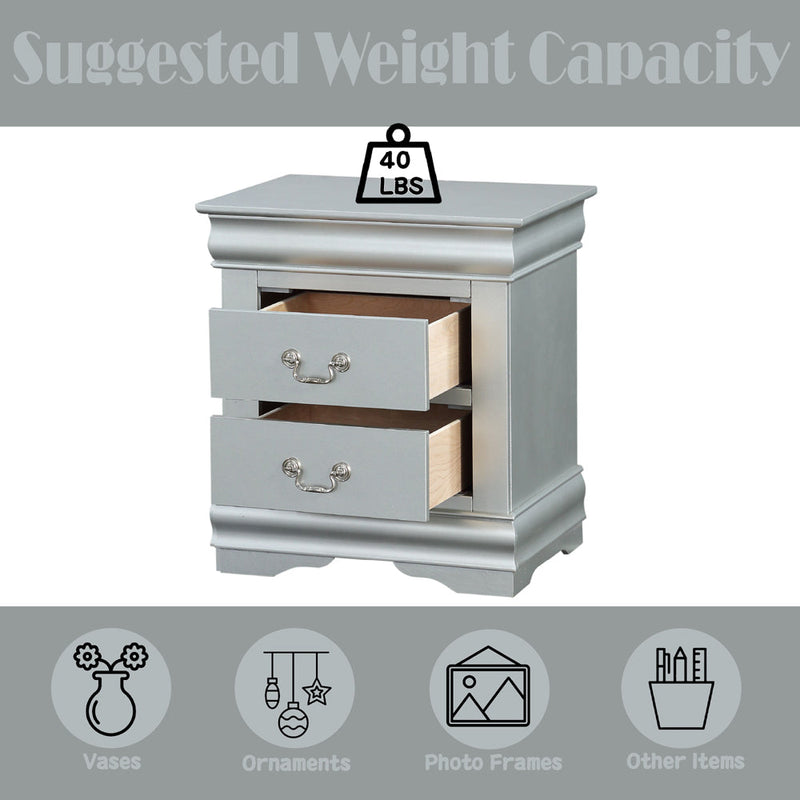 Louis Philippe III Nightstand - 26703