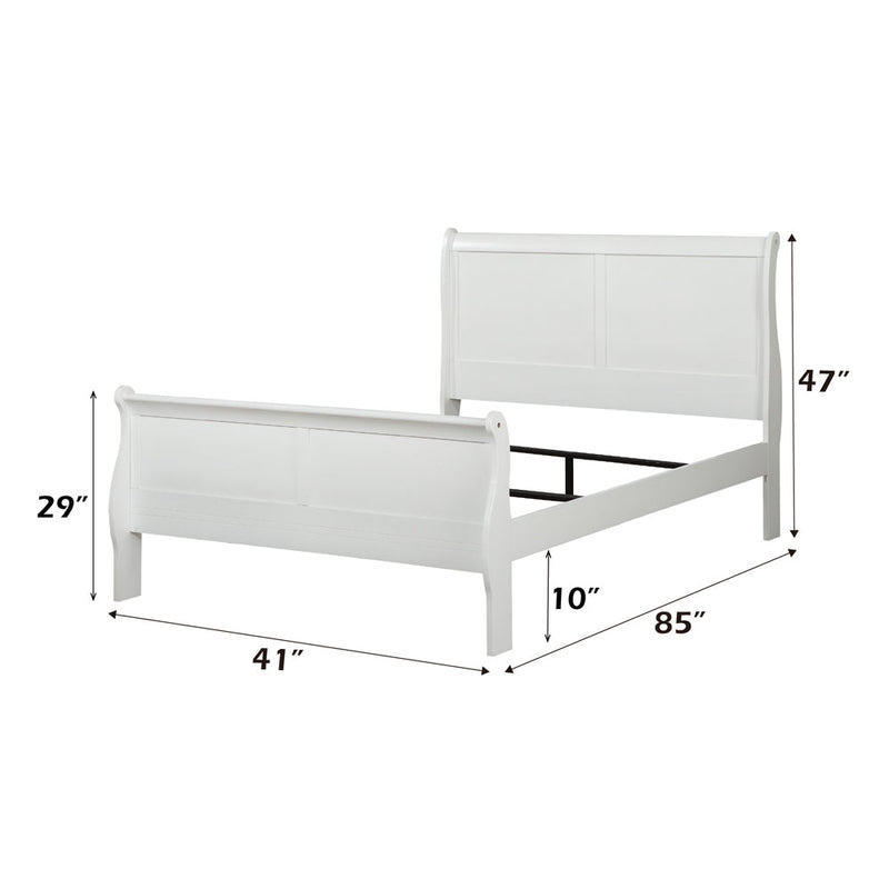 Louis Philippe Twin Bed - 23845T
