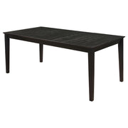Louise 5-piece Rectangular Extension Leaf Dining Set Black - 101561-S5