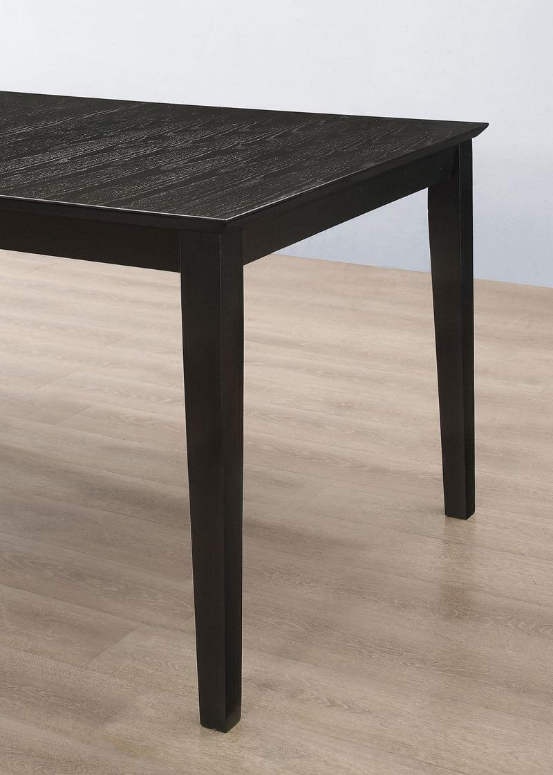 Louise 5-piece Rectangular Extension Leaf Dining Set Black - 101561-S5