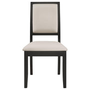 Louise 7-piece Rectangular Extension Leaf Dining Set Black - 101561-S7