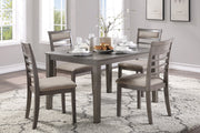 Lovell Gray 5 - Piece Dining Set - Lara FurnitureDining Room Set