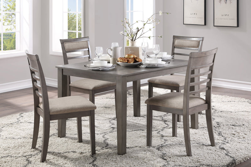Lovell Gray 5 - Piece Dining Set - Lara FurnitureDining Room Set