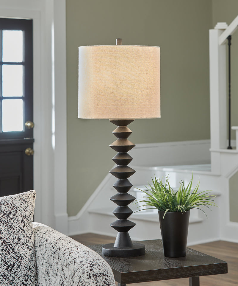 Luanndon Black Buffet Lamp - L235783