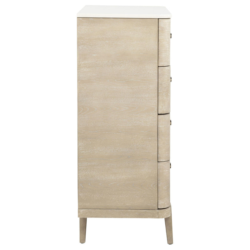 Lucaire 5-drawer Chest of Drawers Sandstone - 225185