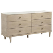 Lucaire 5-piece Eastern King Bedroom Set Sandstone - 225181KE-S5