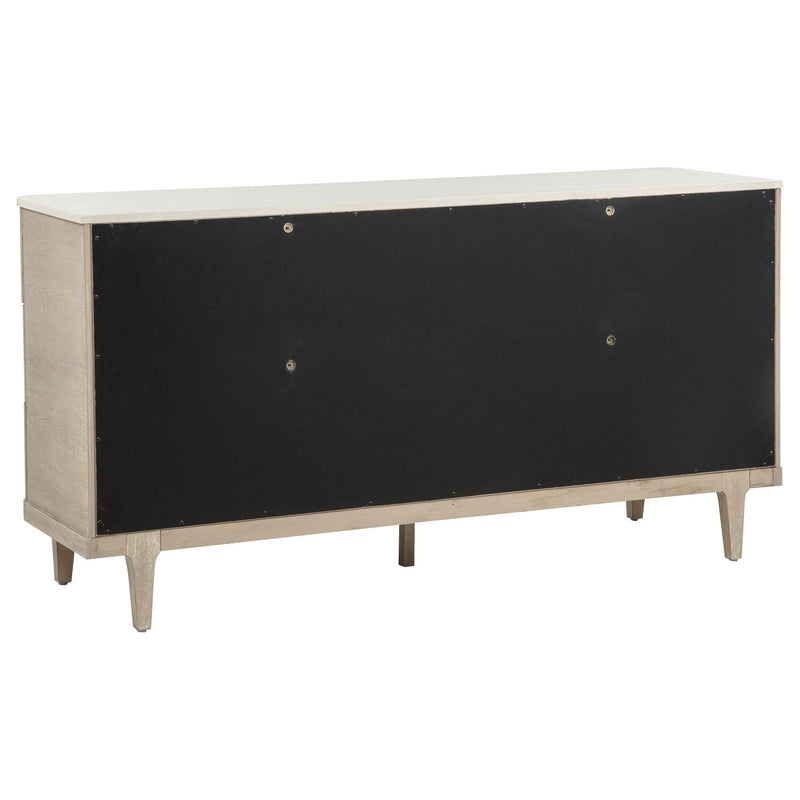 Lucaire 6-drawer Dresser Cabinet Sandstone - 225183