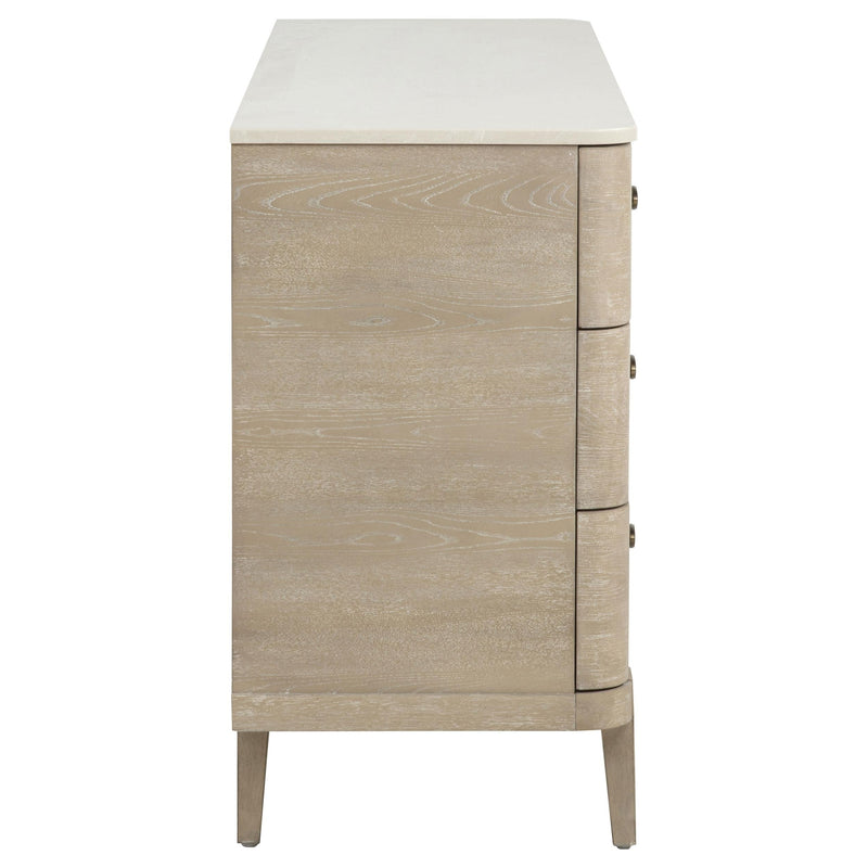 Lucaire 6-drawer Dresser Cabinet Sandstone - 225183