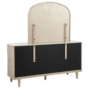 Lucaire 6-drawer Dresser Cabinet with Mirror Sandstone - 225183M