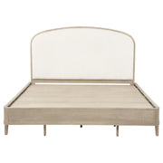 Lucaire Queen Upholstered Panel Bed Sandstone - 225181Q