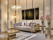 Lucas 4-pieces (2 Sofa & 2 Chair) Livingroom in Grey - 200-MUM-LUC-3311