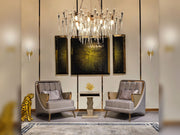 Lucas 4-pieces (2 Sofa & 2 Chair) Livingroom in Grey - 200-MUM-LUC-3311