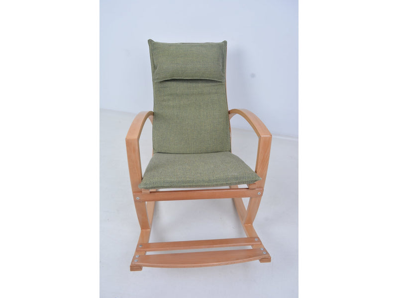 Lucas Rocking Chair Fume in Green - 701-ROC-GRE