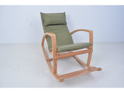Lucas Rocking Chair Fume in Red - 701-ROC-RED