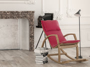 Lucas Rocking Chair Fume in Red - 701-ROC-RED