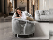 Lucas Stationary Loveseat in Grey - 200-ST-LUC-HENRY04-2