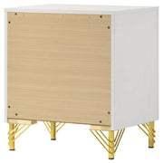 Lucia 2-drawer Nightstand Bedside Table White - 224732