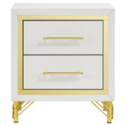Lucia 3-piece Queen Bedroom Set Beige and White - 224731Q-S325