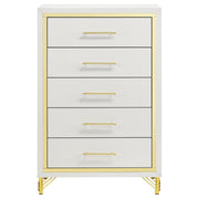 Lucia 3-piece Queen Bedroom Set Beige and White - 224731Q-S325