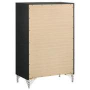 Lucia 5-drawer Bedroom Chest of Drawers Black - 224995