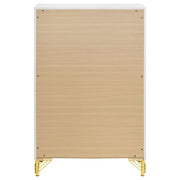 Lucia 5-drawer Bedroom Chest of Drawers White - 224735