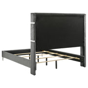 Lucia 5-piece Eastern King Bedroom Set Grey and Black - 224991KE-S5