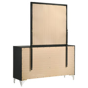 Lucia 6-drawer Dresser and Mirror Black - 224993M
