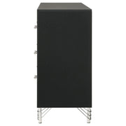 Lucia 6-drawer Dresser Cabinet Black - 224993