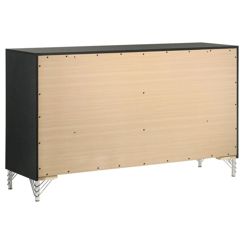 Lucia 6-drawer Dresser Cabinet Black - 224993
