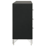 Lucia 6-drawer Dresser Cabinet Black - 224993