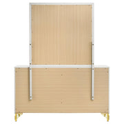 Lucia 6-drawer Dresser with Mirror White  - 224733M