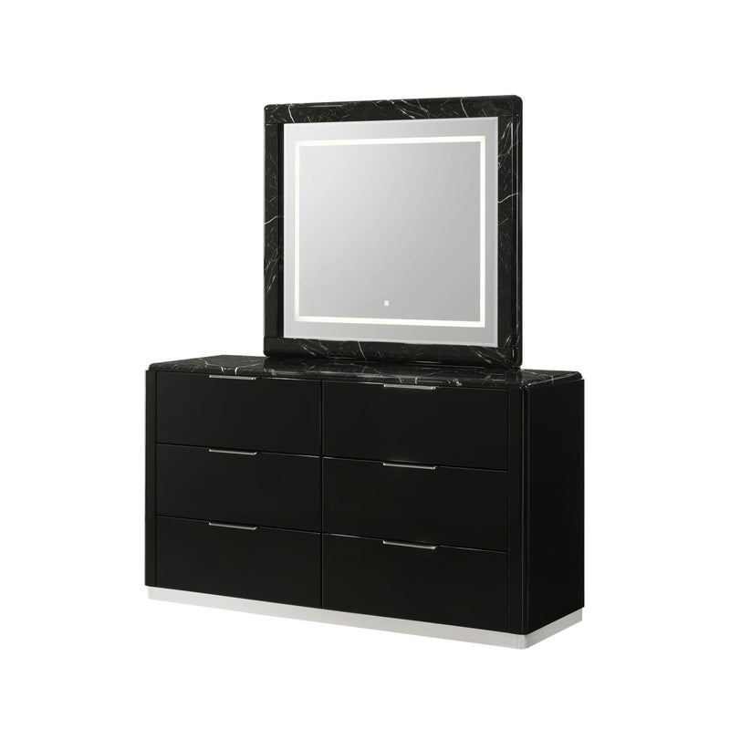 Lucia - Mirror with Faux Marble Frame - B241-M